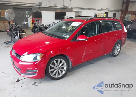 2015 Volkswagen Golf Sportwagen Tsi Se 4-Door из США, поврежденный, VIN 3VWC17AU0FM508346